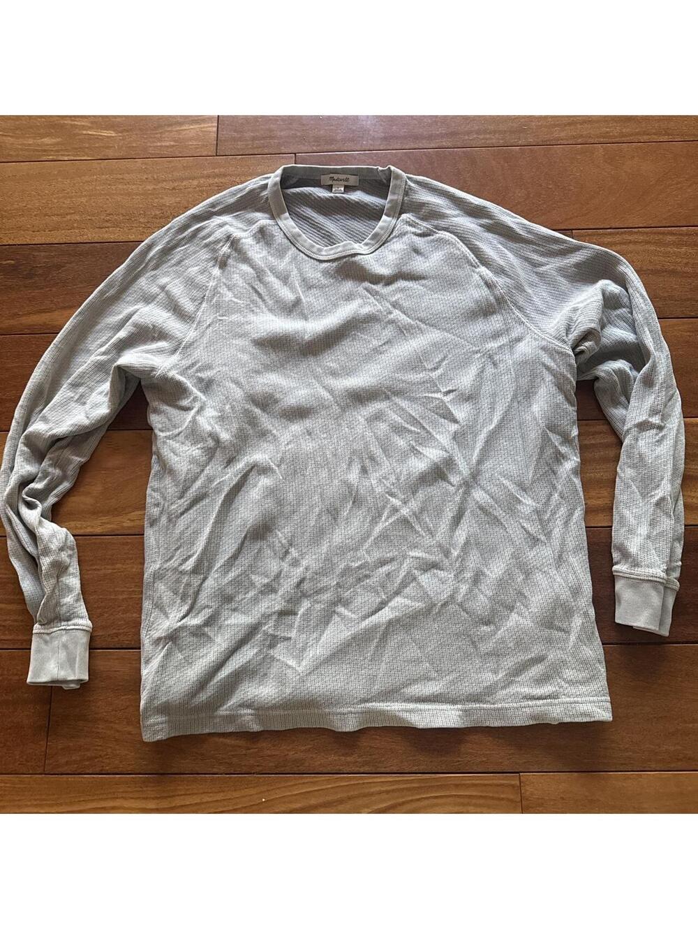 Madewell Men's Light Grey Sweater
